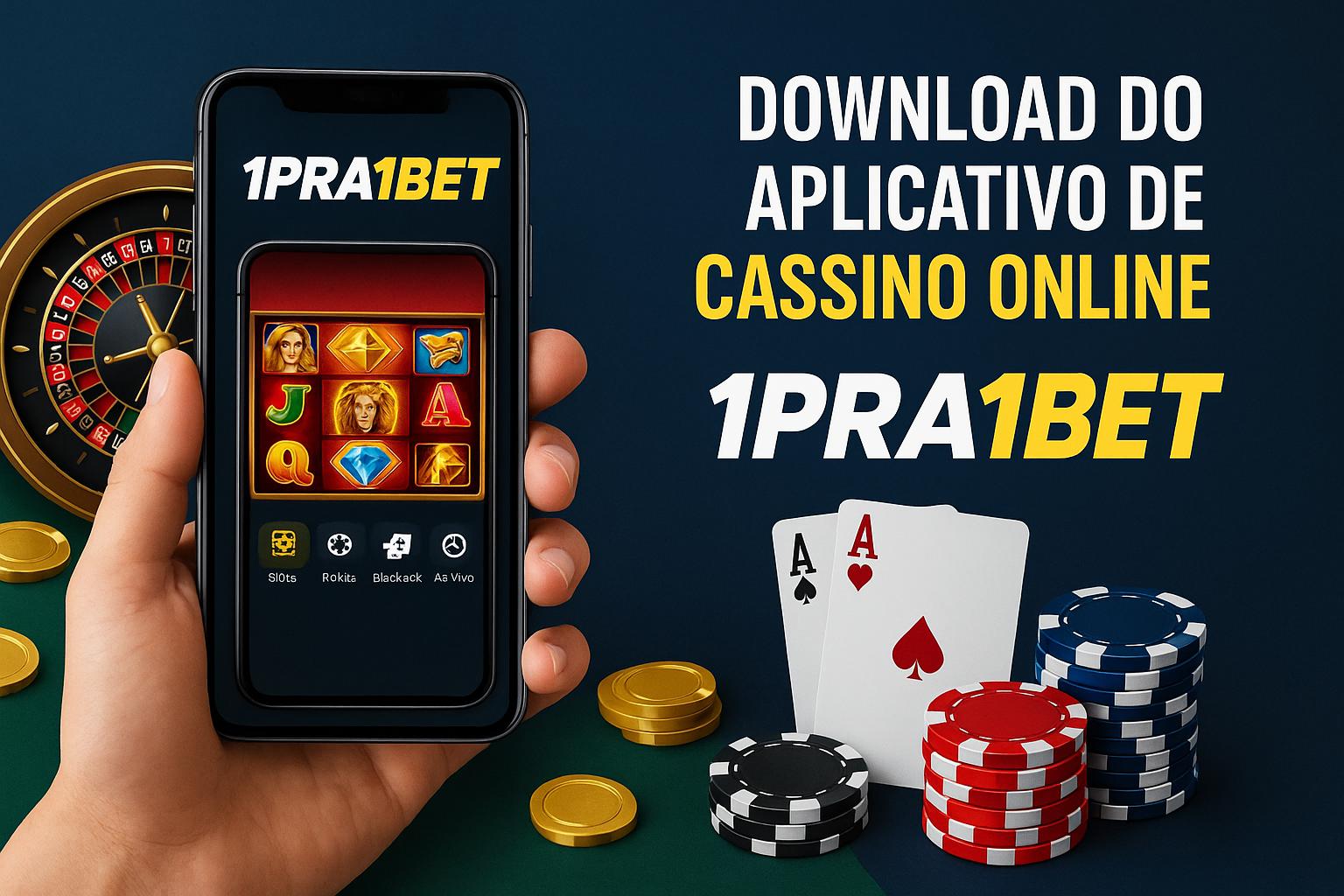 Baixar o 1PRA1BET Cassino App