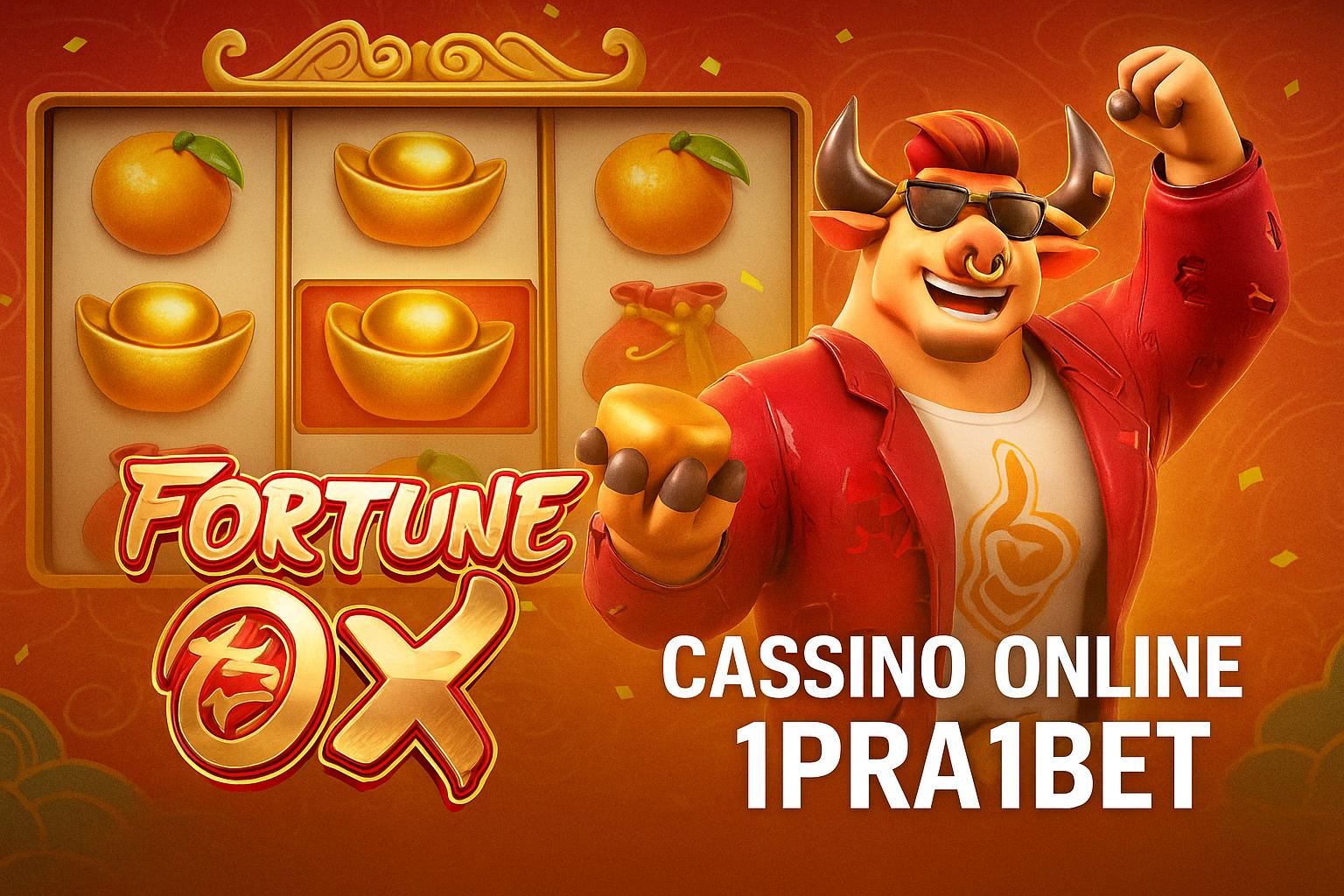 Fortune Ox no 1PRA1BET - Aposte Agora e Reivindique Seus Ganhos